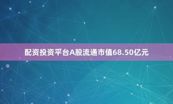 配资投资平台A股流通市值68.50亿元